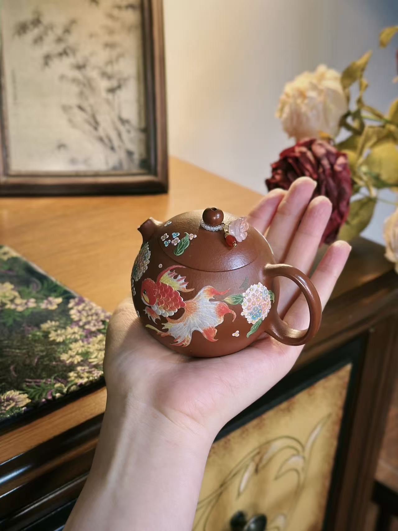 河豚西施 150cc 朱泥