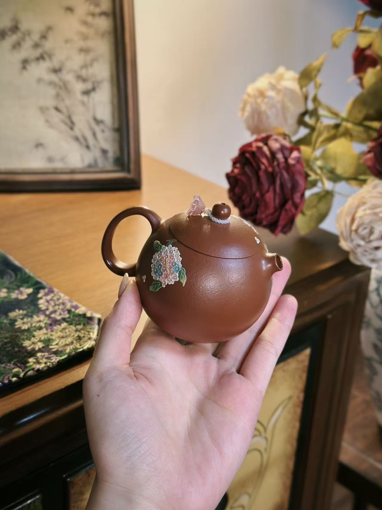 河豚西施 150cc 朱泥