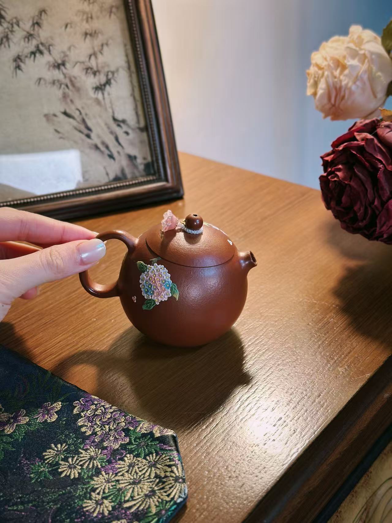 河豚西施 150cc 朱泥