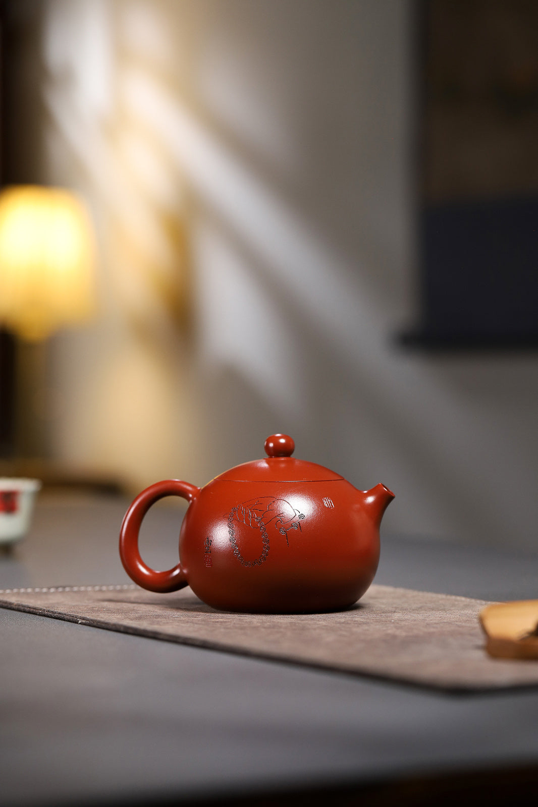 经典美器【心经·西施】套组 福利🉐 泥料：极品大红袍 350cc 作者：袁连云、国家级工艺美术师