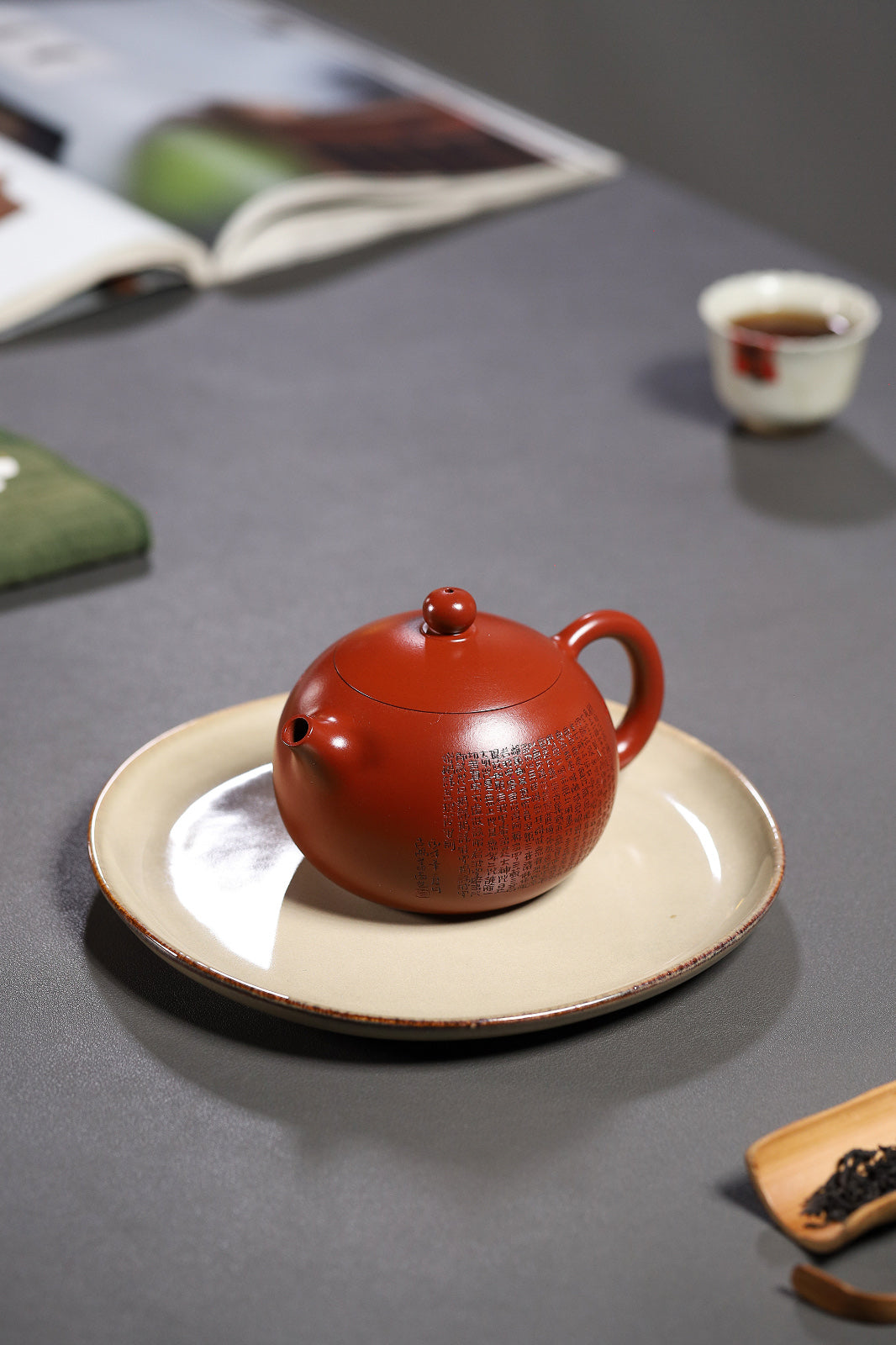 经典美器【心经·西施】套组 福利🉐 泥料：极品大红袍 350cc 作者：袁连云、国家级工艺美术师