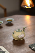 《唐羽》 国家级工艺美术师 鲍玉华 原矿本山绿泥，240cc