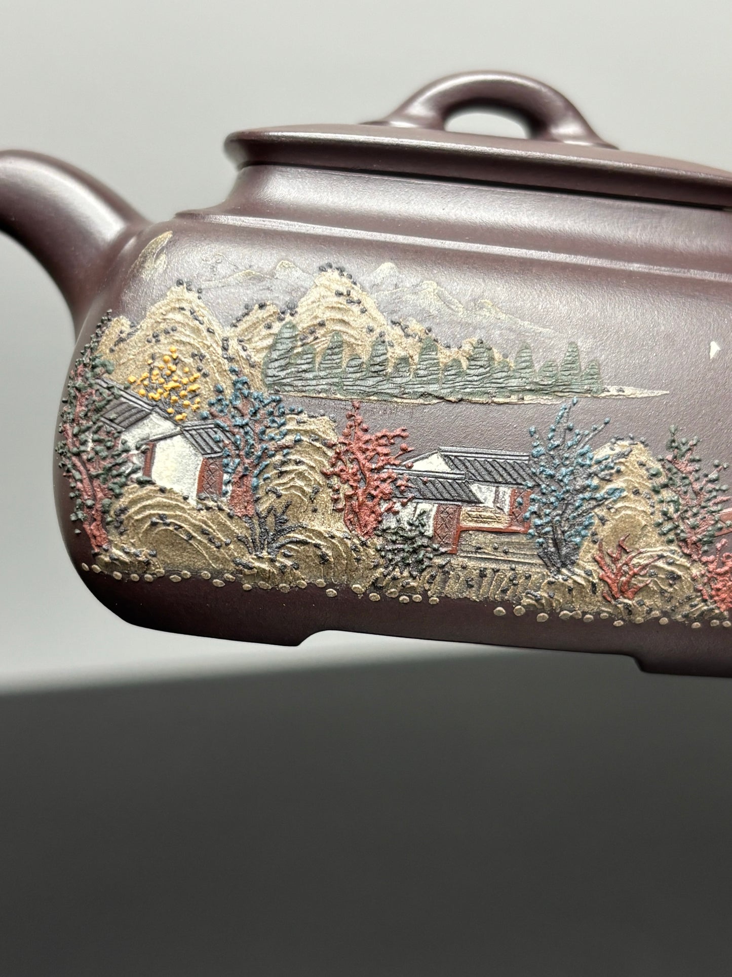 耿浩方器 礼藏双绝｜紫砂界80后方器巨匠巅峰臻品《四方坦然壶》甄选原矿优质90纯紫老泥·230cc