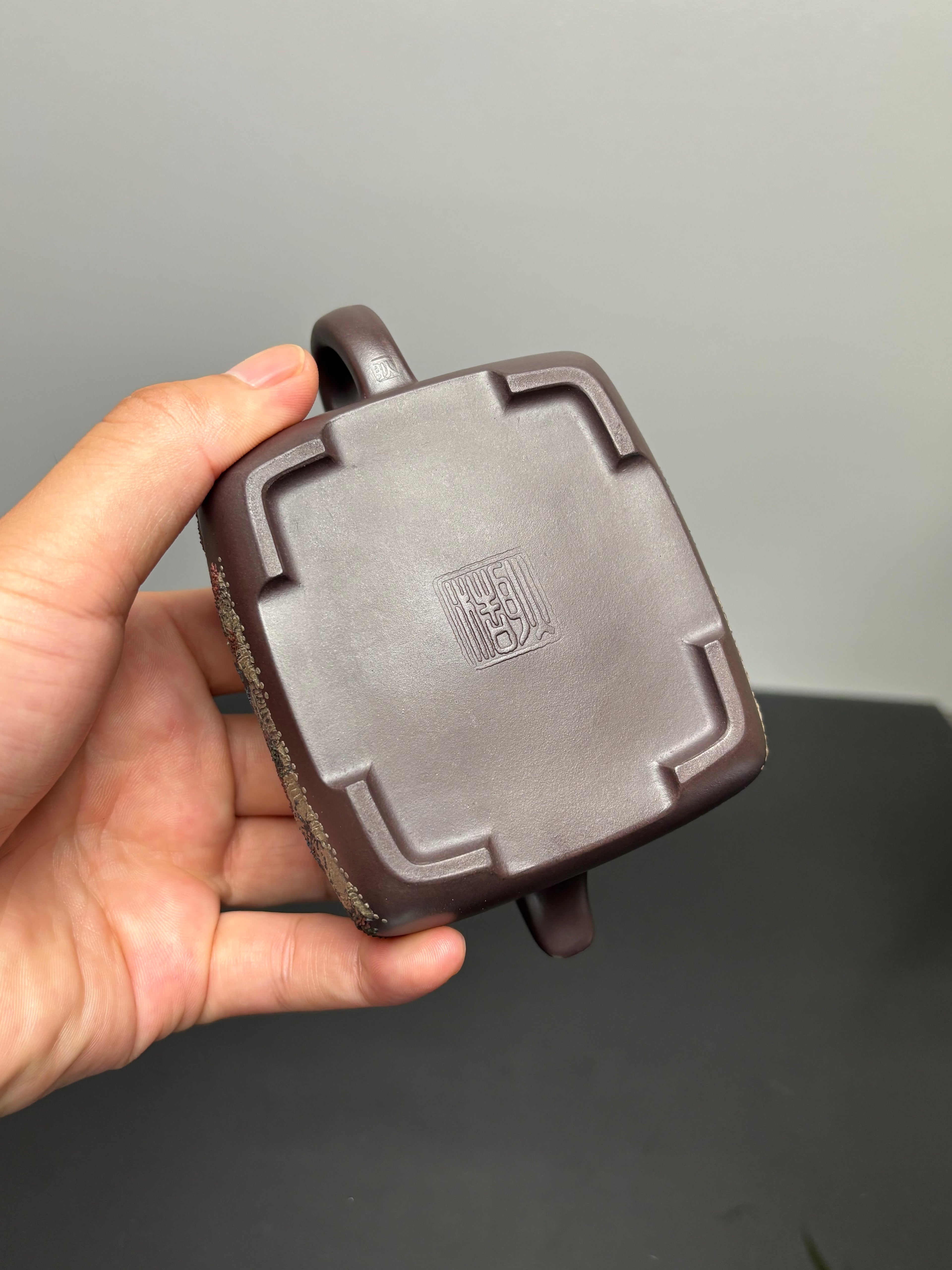 耿浩方器 礼藏双绝｜紫砂界80后方器巨匠巅峰臻品《四方坦然壶》甄选原矿优质90纯紫老泥·230cc