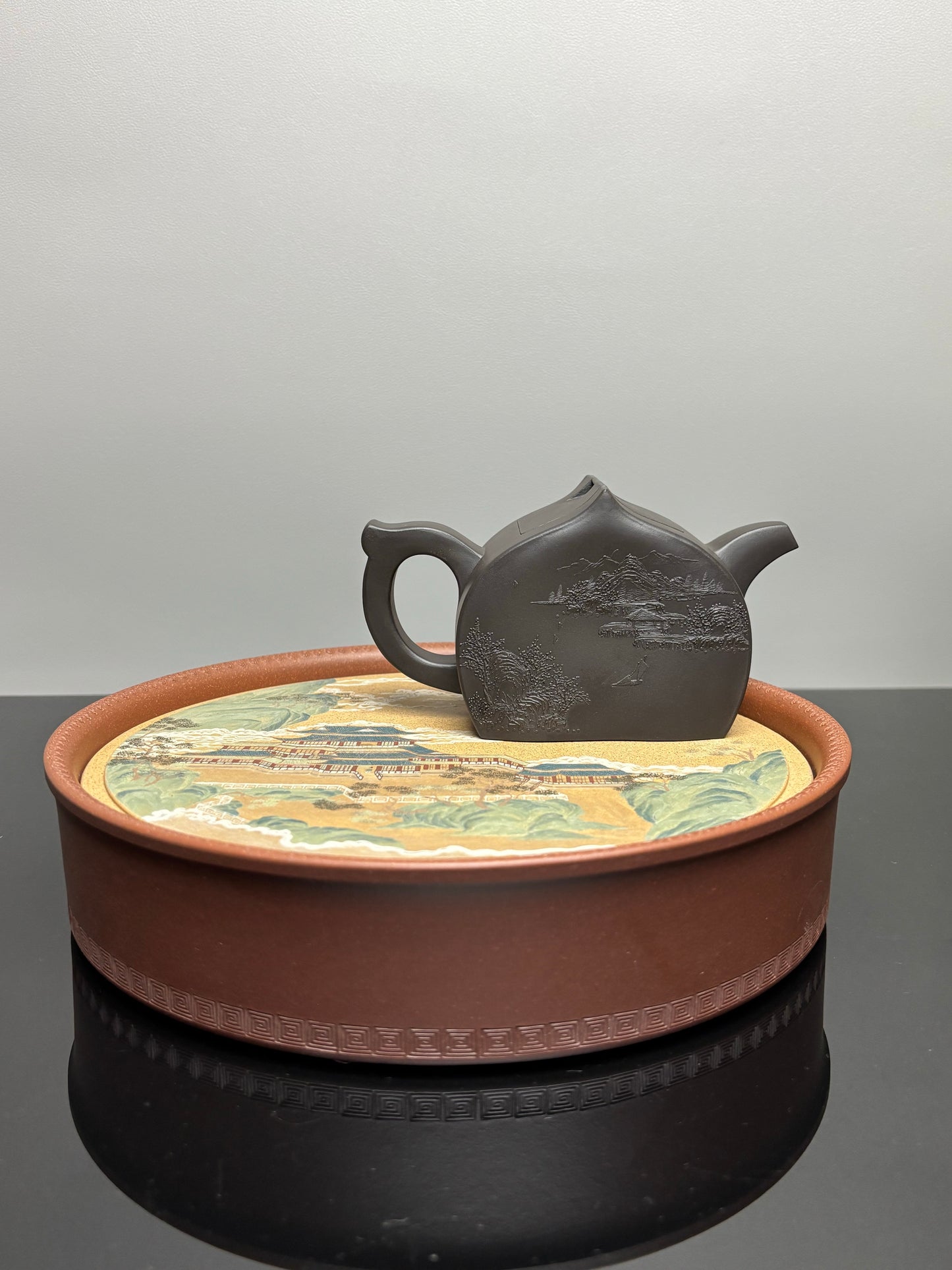 耿浩方器 礼藏双绝｜紫砂界80后方器巨匠巅峰臻品《颐年壶》甄选原矿优质底槽清还原烧·280cc