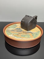 耿浩方器 礼藏双绝｜紫砂界80后方器巨匠巅峰臻品《颐年壶》甄选原矿优质底槽清还原烧·280cc
