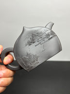 耿浩方器 礼藏双绝｜紫砂界80后方器巨匠巅峰臻品《颐年壶》甄选原矿优质底槽清还原烧·280cc