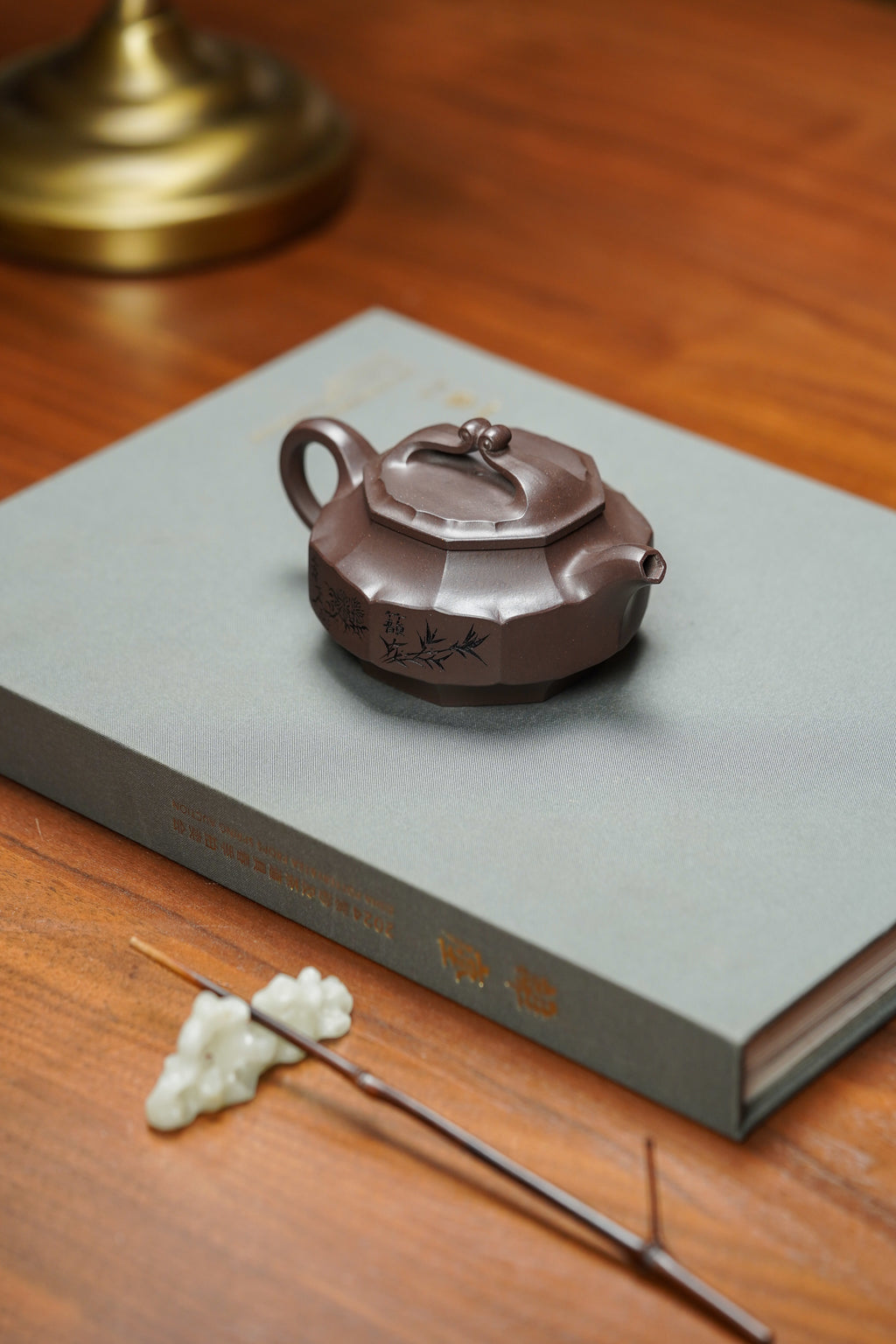 昌鸿紫砂 礼藏至尊｜双国大师李昌鸿臻品《永结同心壶》收藏送礼皆宜重器！原矿优质紫泥·170cc