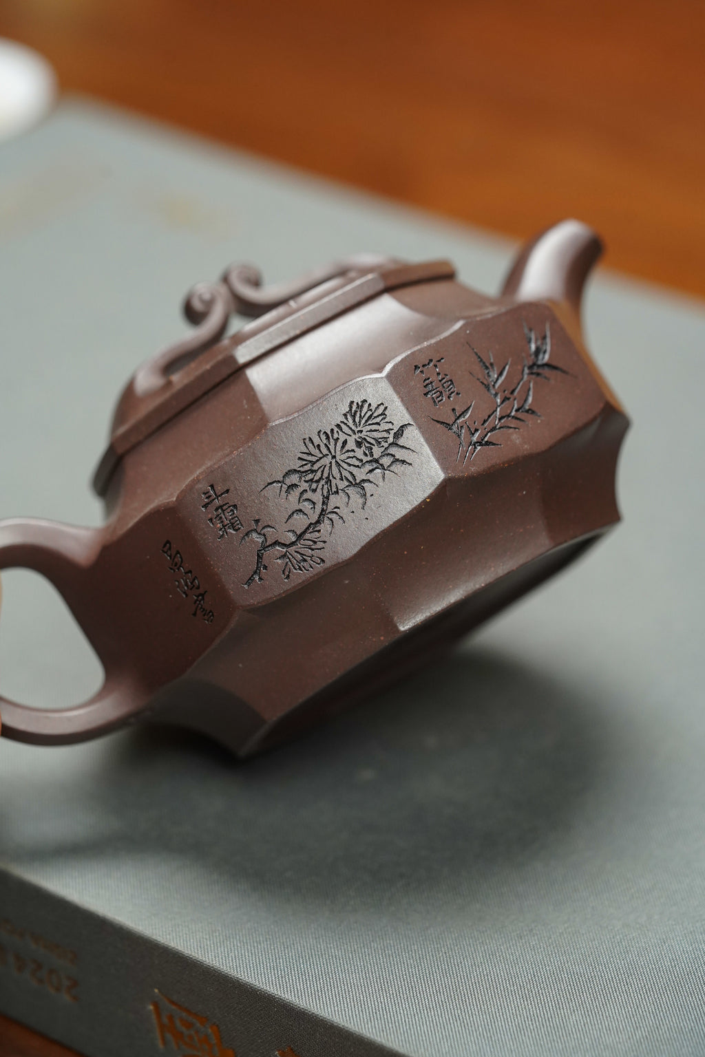 昌鸿紫砂 礼藏至尊｜双国大师李昌鸿臻品《永结同心壶》收藏送礼皆宜重器！原矿优质紫泥·170cc