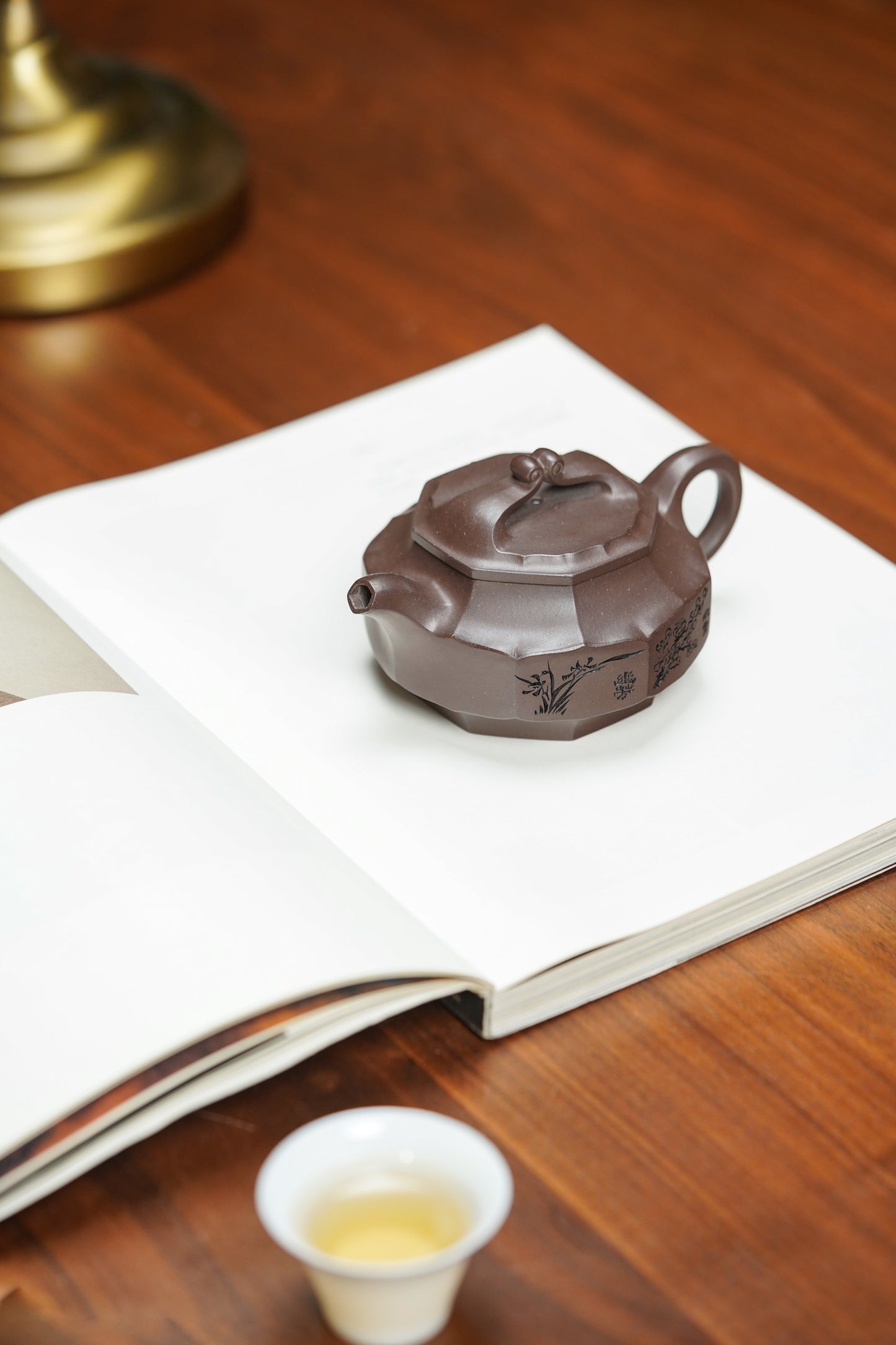 昌鸿紫砂 礼藏至尊｜双国大师李昌鸿臻品《永结同心壶》收藏送礼皆宜重器！原矿优质紫泥·170cc