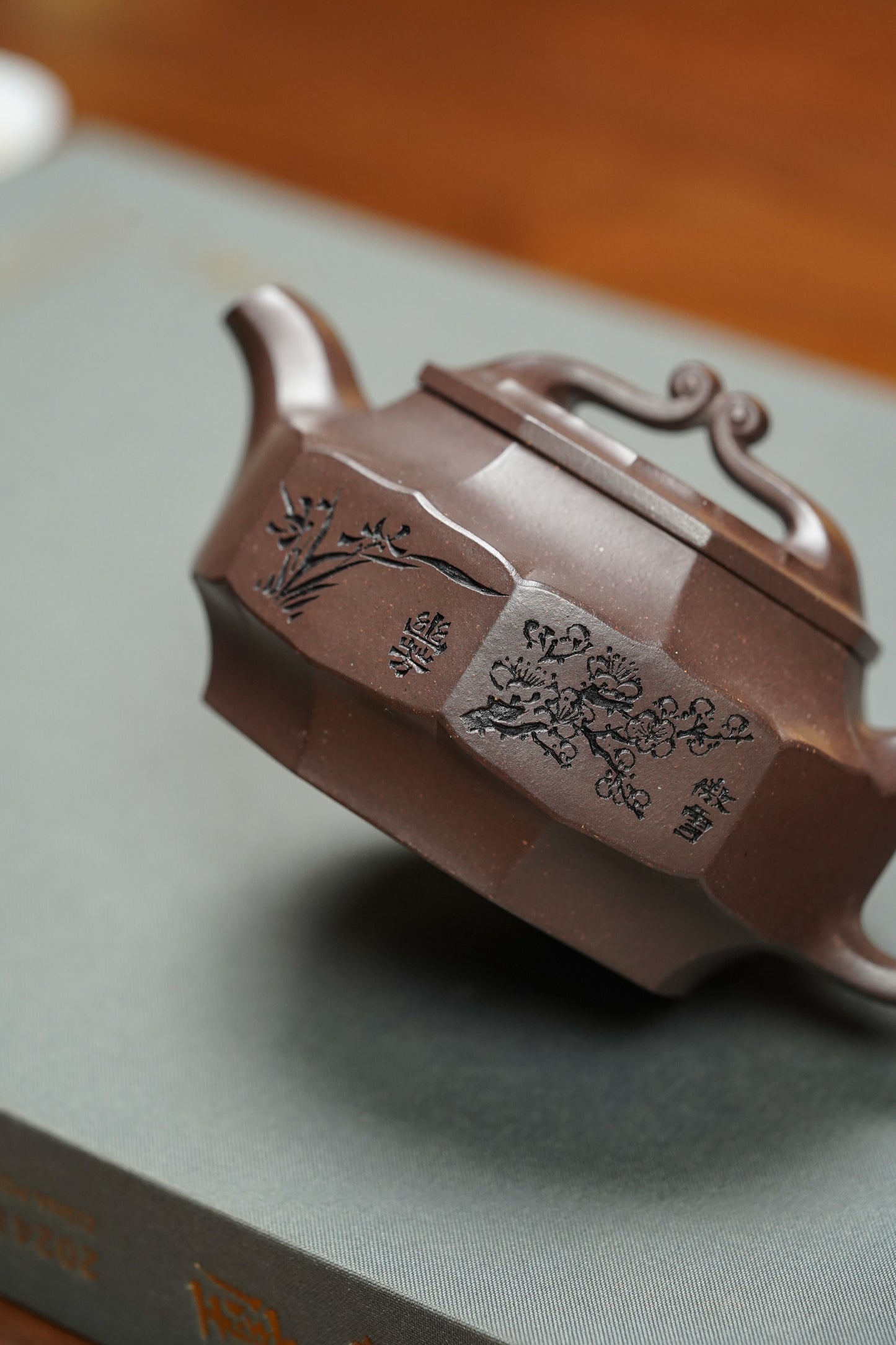 昌鸿紫砂 礼藏至尊｜双国大师李昌鸿臻品《永结同心壶》收藏送礼皆宜重器！原矿优质紫泥·170cc