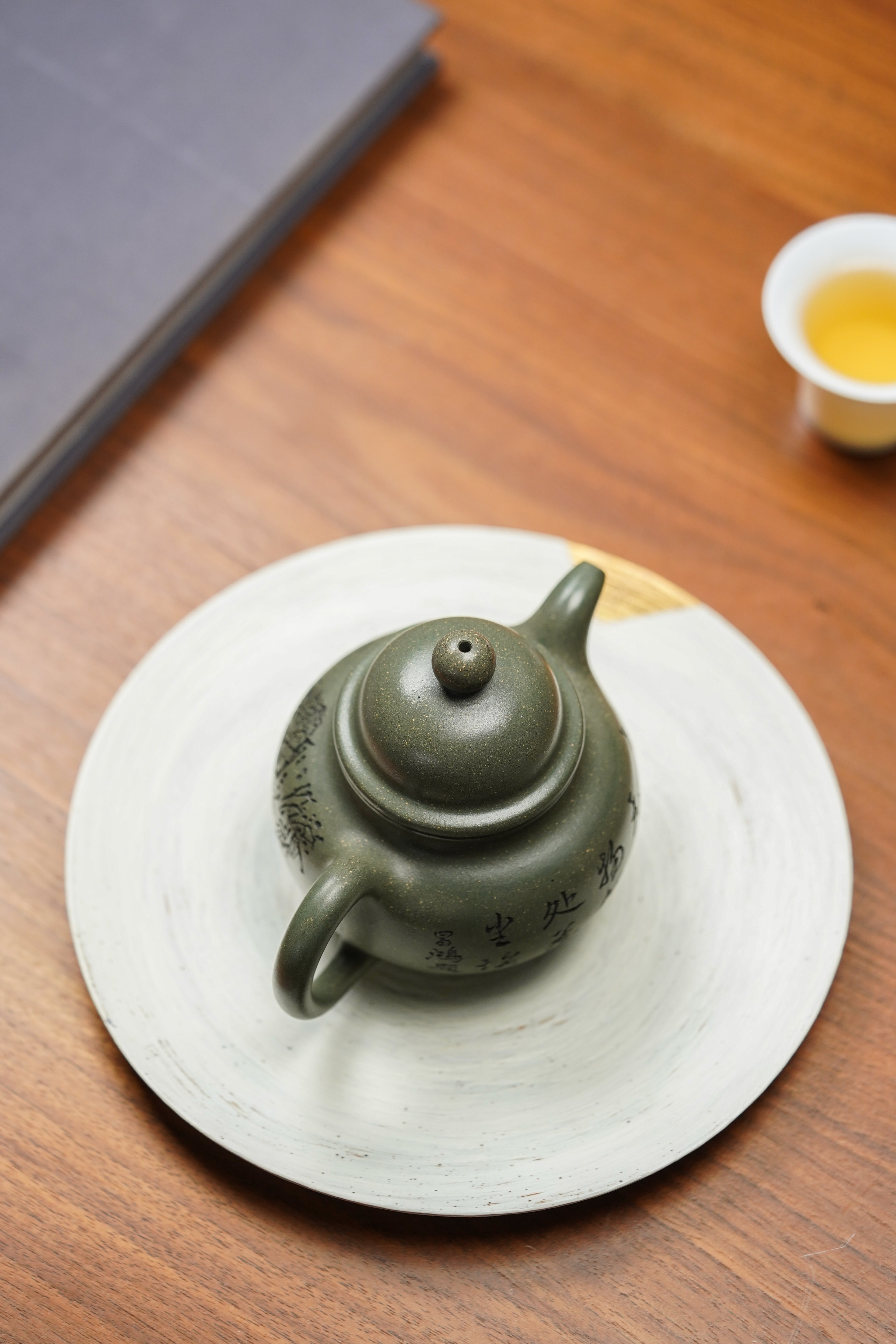昌鸿紫砂 礼藏至尊｜双国大师李昌鸿臻品《掇球壶》收藏送礼皆宜重器！优质景舟雪花绿泥·200cc