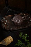 范大生嫡脉·江苏省大师范秀芳·紫砂臻品《秋韵壶》传世收藏·礼赠双绝重器！  ——原矿优质天青泥·280cc（入册款代表作）