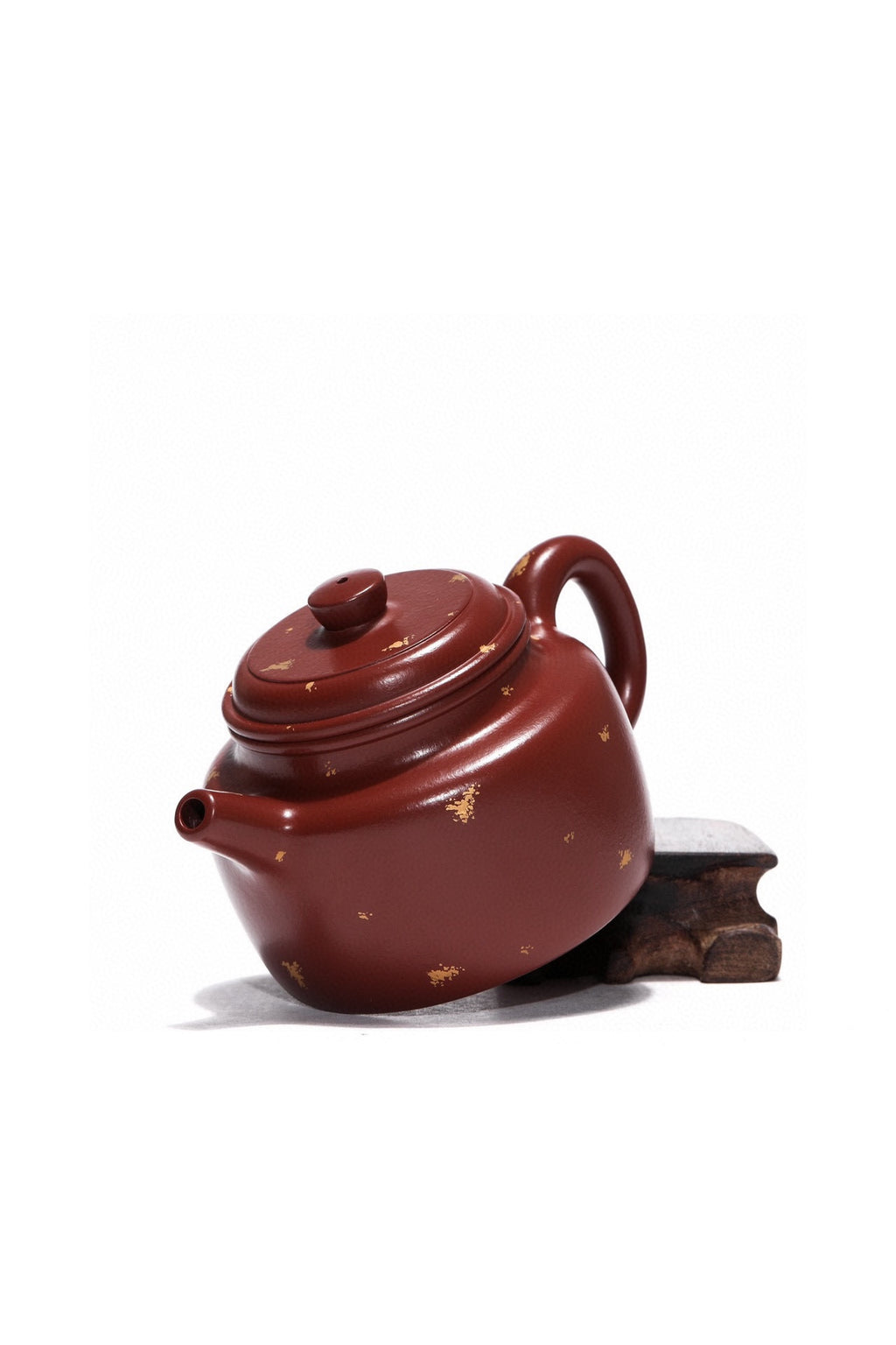 珍藏送礼·紫砂臻品｜省大师吴培林高徒·王雅丽制【德钟壶】——泥料：原矿优质朱泥大红袍·200cc