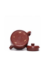 珍藏送礼·紫砂臻品｜省大师吴培林高徒·王雅丽制【德钟壶】——泥料：原矿优质朱泥大红袍·200cc