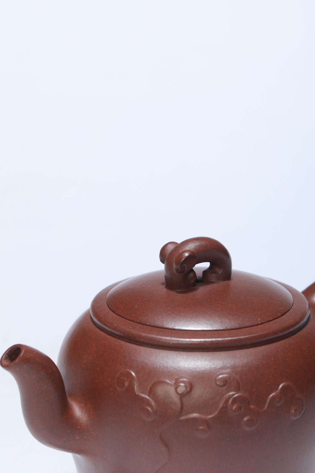 省大师吴培林高徒·王雅丽制【吉祥如意壶】世家传承·精工之作——泥料：原矿优质老紫泥·260cc