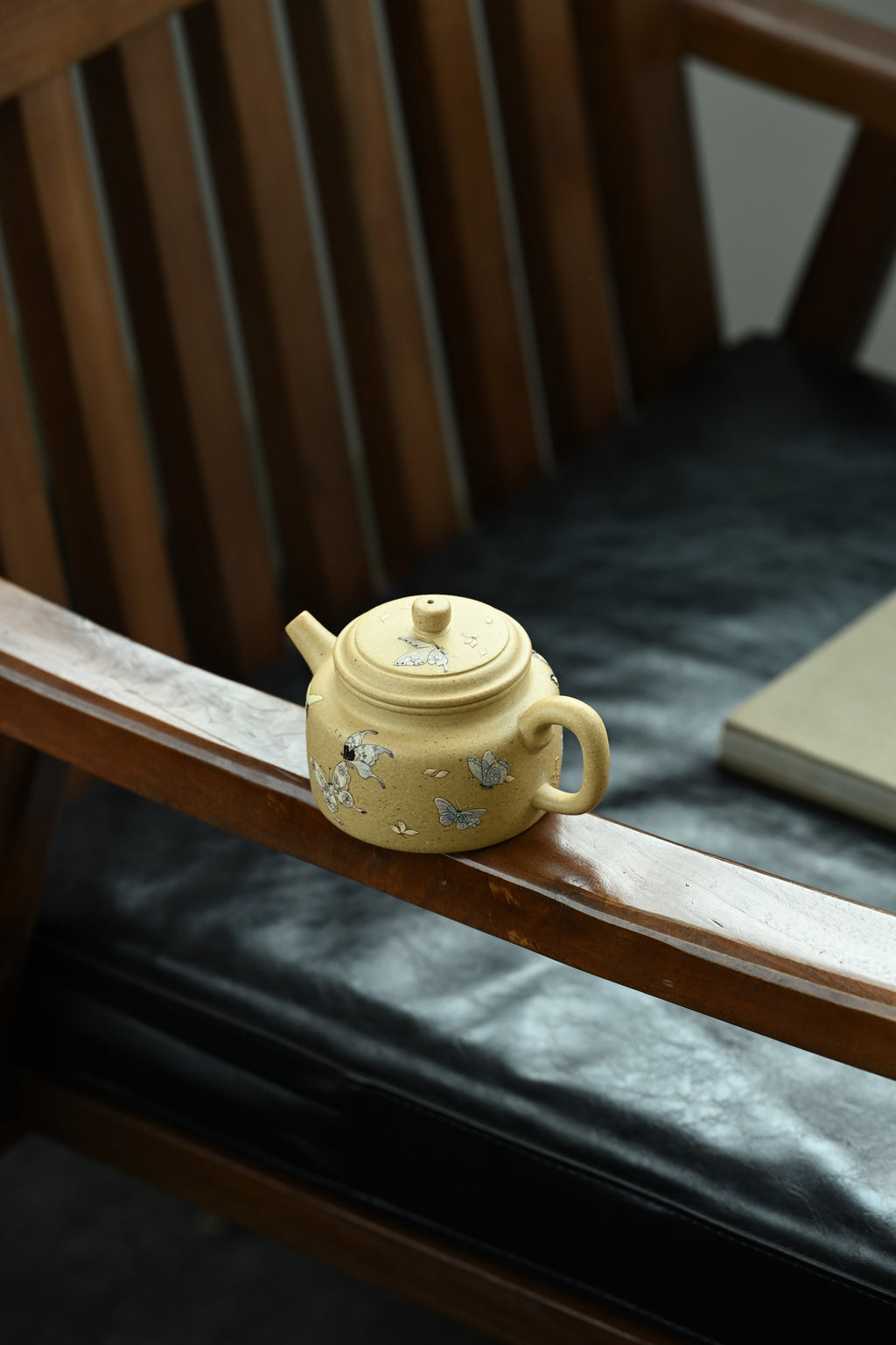 德钟· 全手工 /泥绘名家全玲泥绘作品/容量190cc/原矿本绿