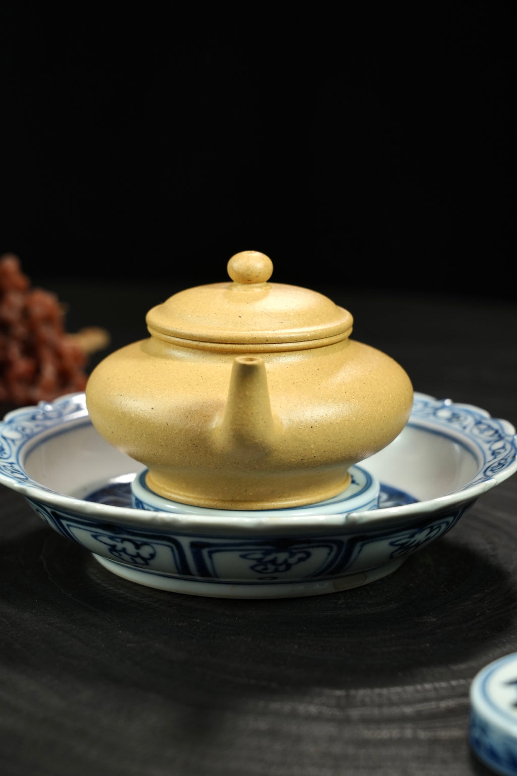 全手工【锦灯】 原矿极品本山绿泥·150cc·内推孔