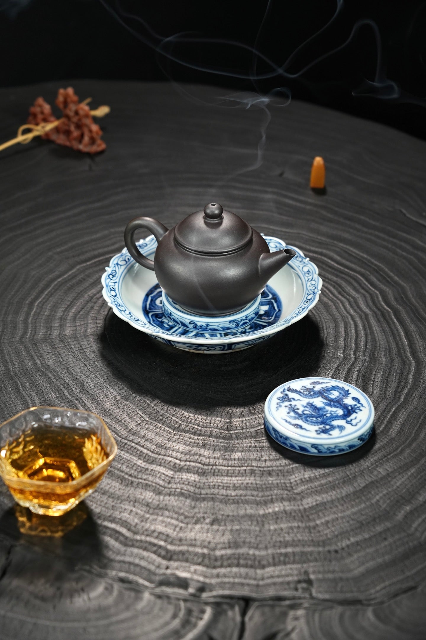 【花语·把玩器】 原矿优质黄金段泥·120cc·内推孔