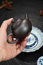 【花语·把玩器】 原矿优质黄金段泥·120cc·内推孔
