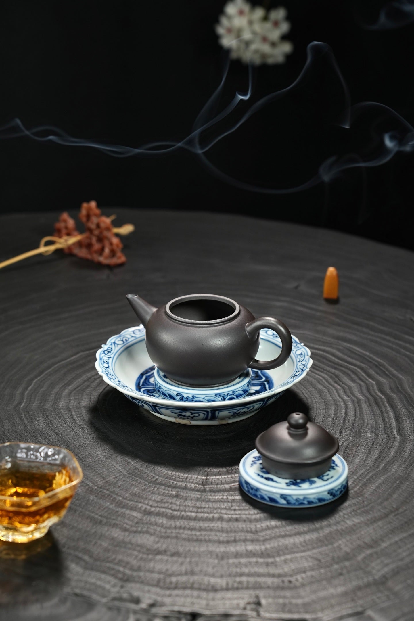 【花语·把玩器】 原矿优质黄金段泥·120cc·内推孔