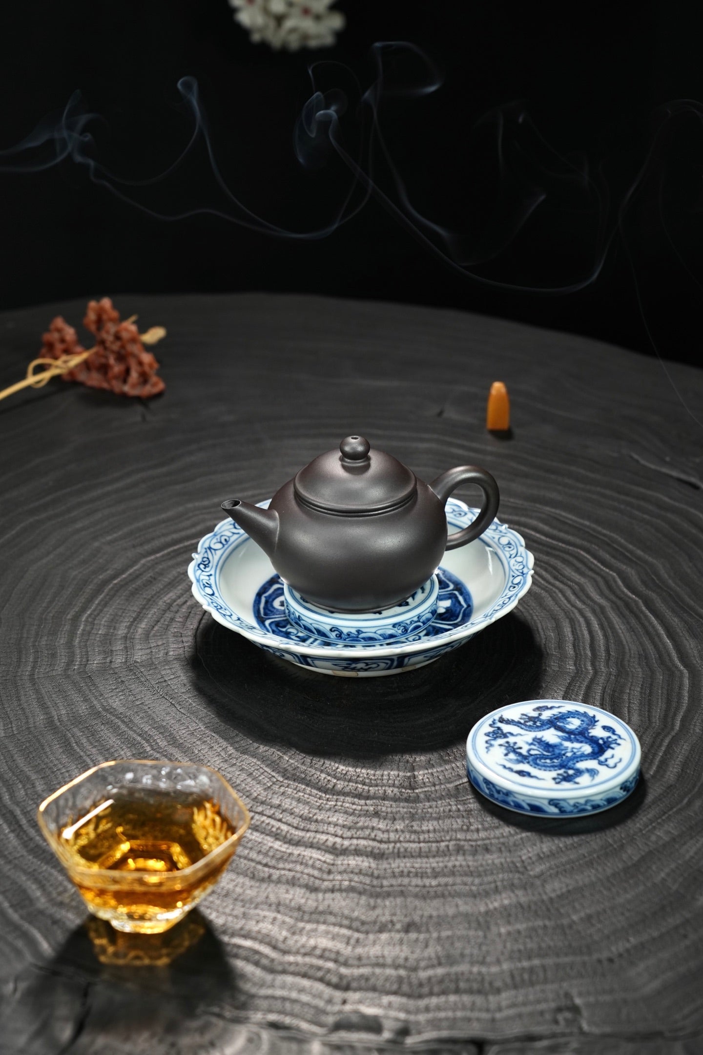 【花语·把玩器】 原矿优质黄金段泥·120cc·内推孔