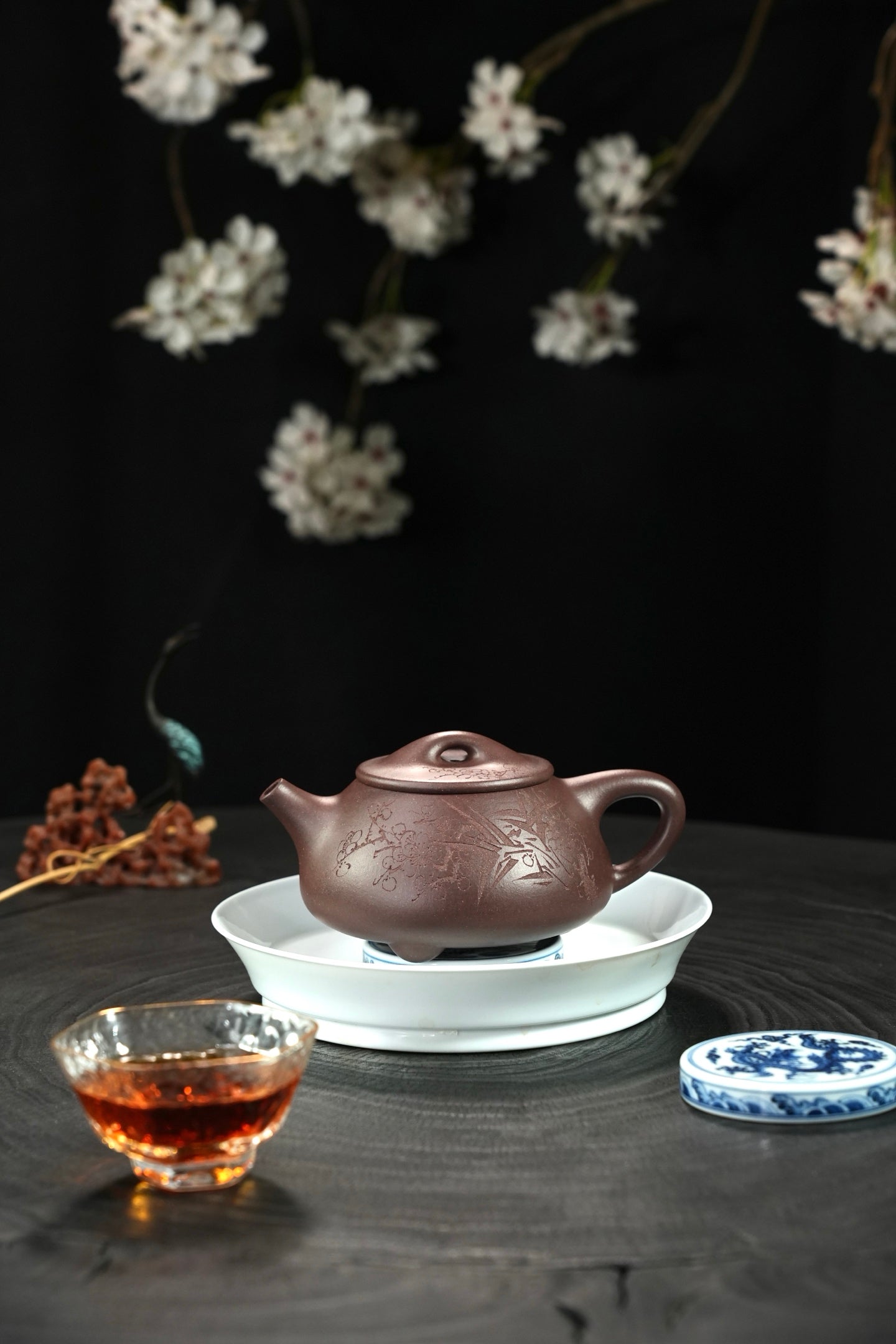 全手工【景舟·石瓢】 原矿极品底槽清·320cc·19孔