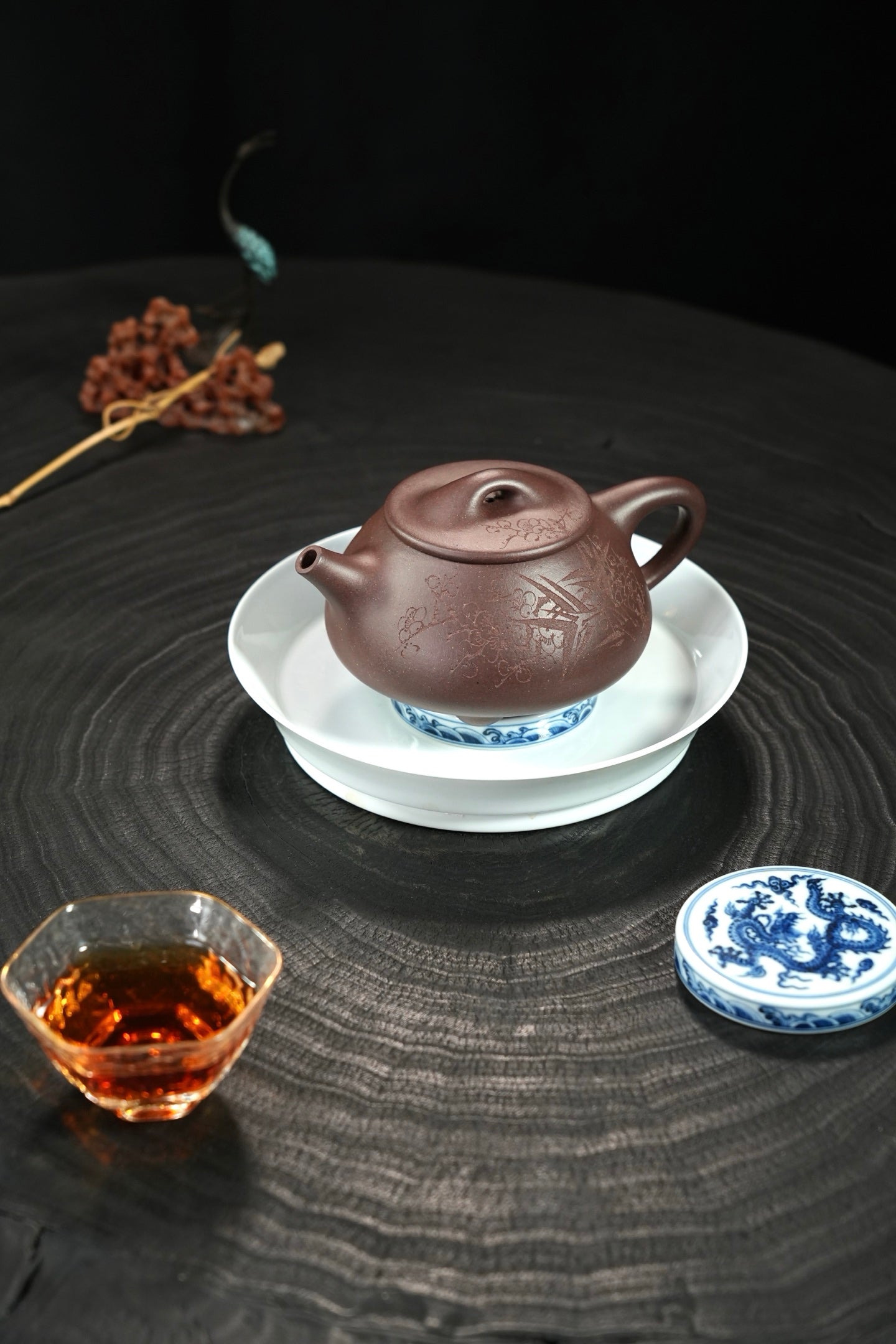 全手工【景舟·石瓢】 原矿极品底槽清·320cc·19孔