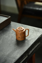 汲直·全手工/陶刻大赛金奖李建军作品容量150cc/原矿桂花砂