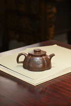 秋海棠·全手工 /江苏省陶瓷艺术名人正高工许学芳作品 /容量350cc/特级紫泥