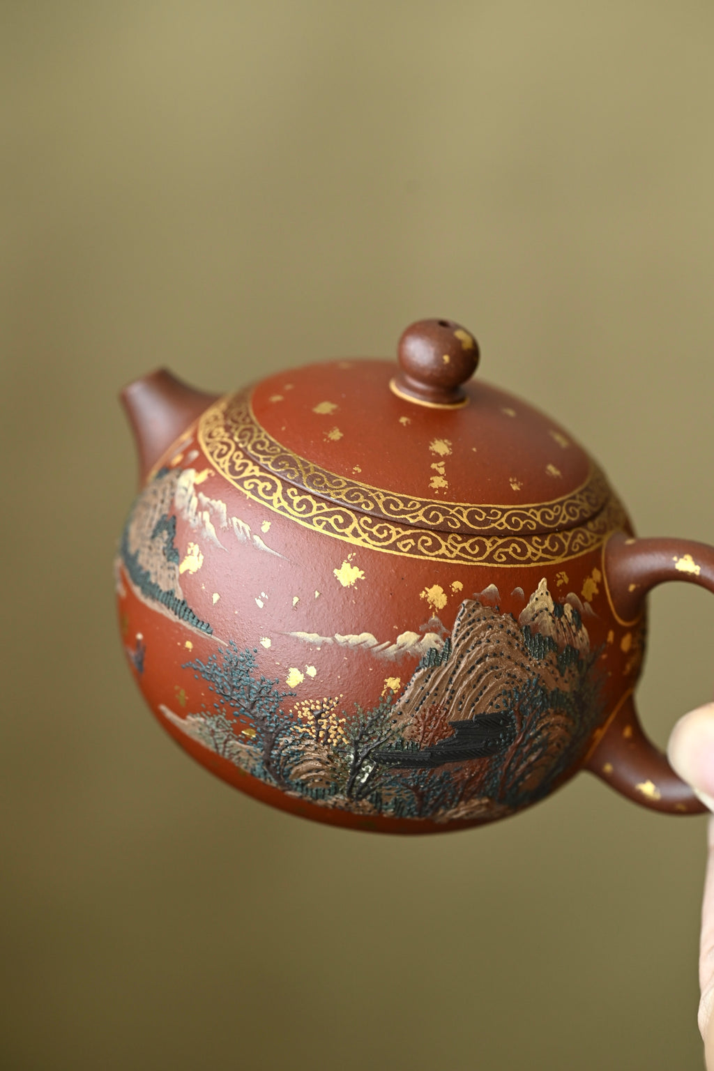 西施· 全手工/六届全手工大赛一等奖高工施昌作品 /容量190cc/底槽清描金