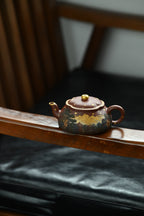 海棠·日照金山·全手工/六届全手工大赛一等奖高工施昌作品/容量150cc/原矿底槽清