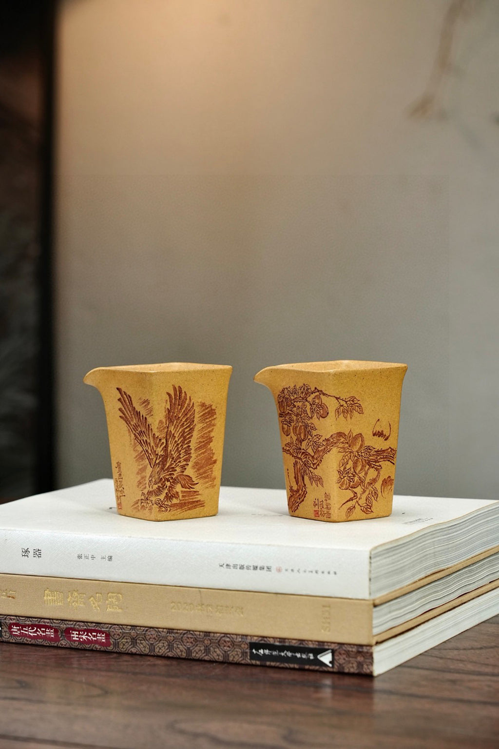 茶客必入【公道杯】 原矿极品黄金段泥·160cc（满）  原矿料陈腐久，油性足把玩效果出彩