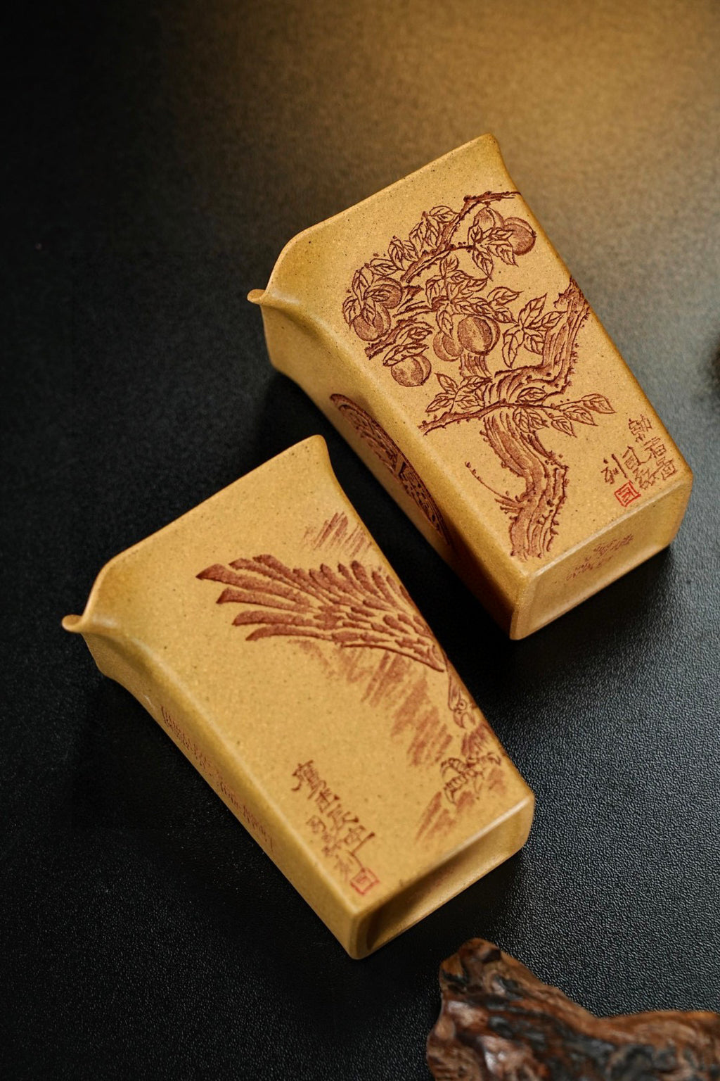 茶客必入【公道杯】 原矿极品黄金段泥·160cc（满）  原矿料陈腐久，油性足把玩效果出彩