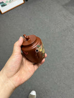 敦煌飞天壁画 实拍【高执】 原矿极品朱泥（泥绘）·260cc·7孔