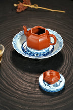 全手工【六方居士】 原矿优质朱泥·130cc·7孔