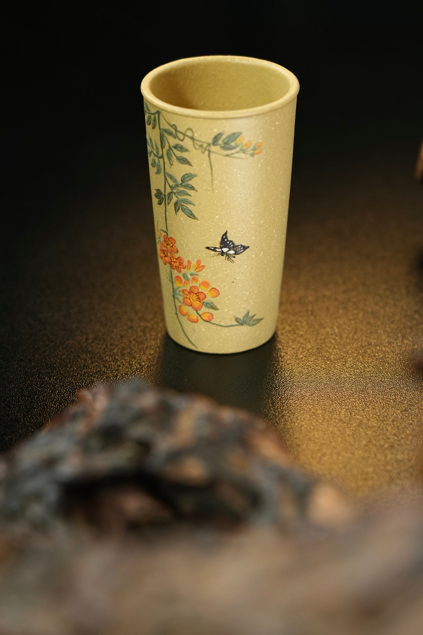 【恋蝶·闻香杯·主人杯】 原矿优质本山绿泥·50cc（满）