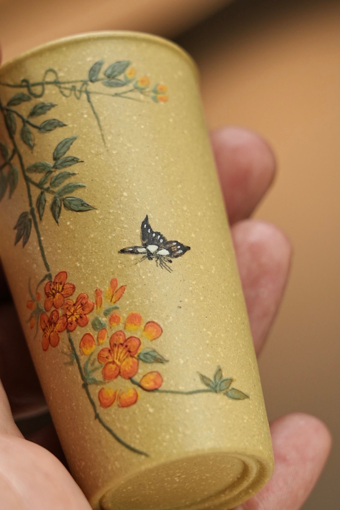 【恋蝶·闻香杯·主人杯】 原矿优质本山绿泥·50cc（满）