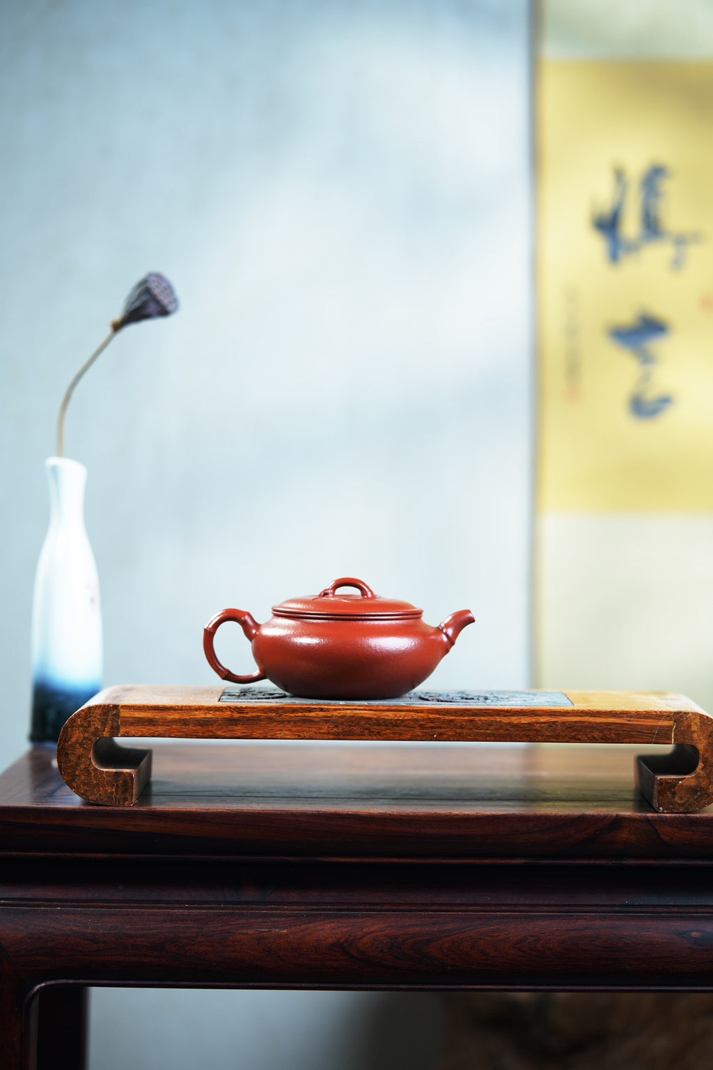 顾脉徐门，景舟传人 【竹意】 原矿大红袍，270cc 周良红（国家级工艺美术师）