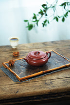 顾脉徐门，景舟传人 【竹意】 原矿大红袍，270cc 周良红（国家级工艺美术师）