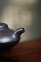 高工佳作 【壶名】合欢 【容量】290cc 【泥料】极品天青泥 【作者】李老师（国家级高级工艺美术师）