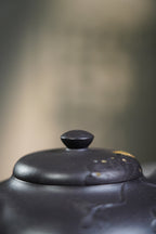 高工佳作 【壶名】合欢 【容量】290cc 【泥料】极品天青泥 【作者】李老师（国家级高级工艺美术师）