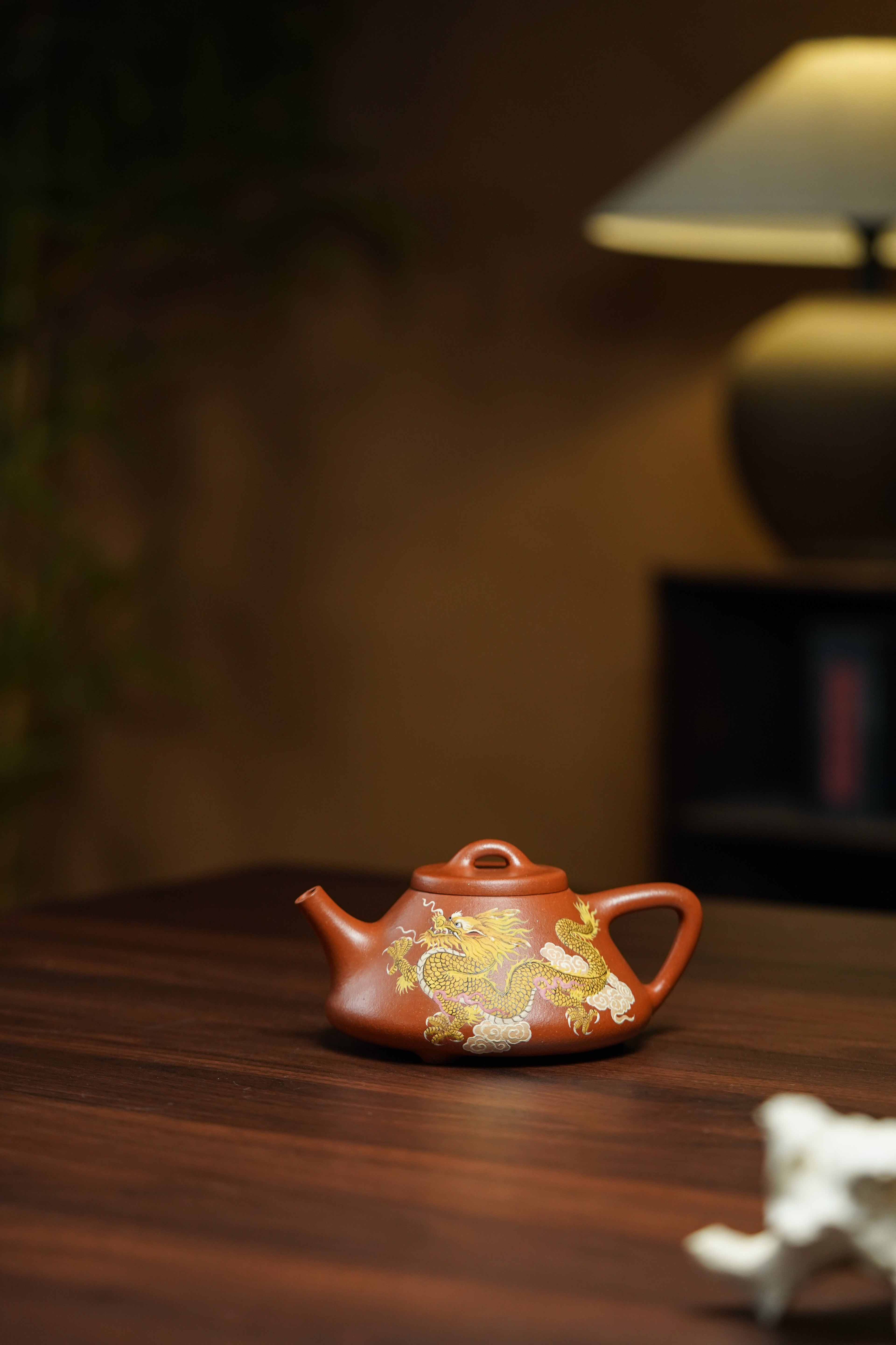 稀世罕见·紫砂臻品｜沈更轶大师巅峰《子冶石瓢》 典藏传世·高端礼赠·潜力重器👍 ——原矿优质降坡泥·260cc ——正高级工艺美术师·沈更轶 亲制