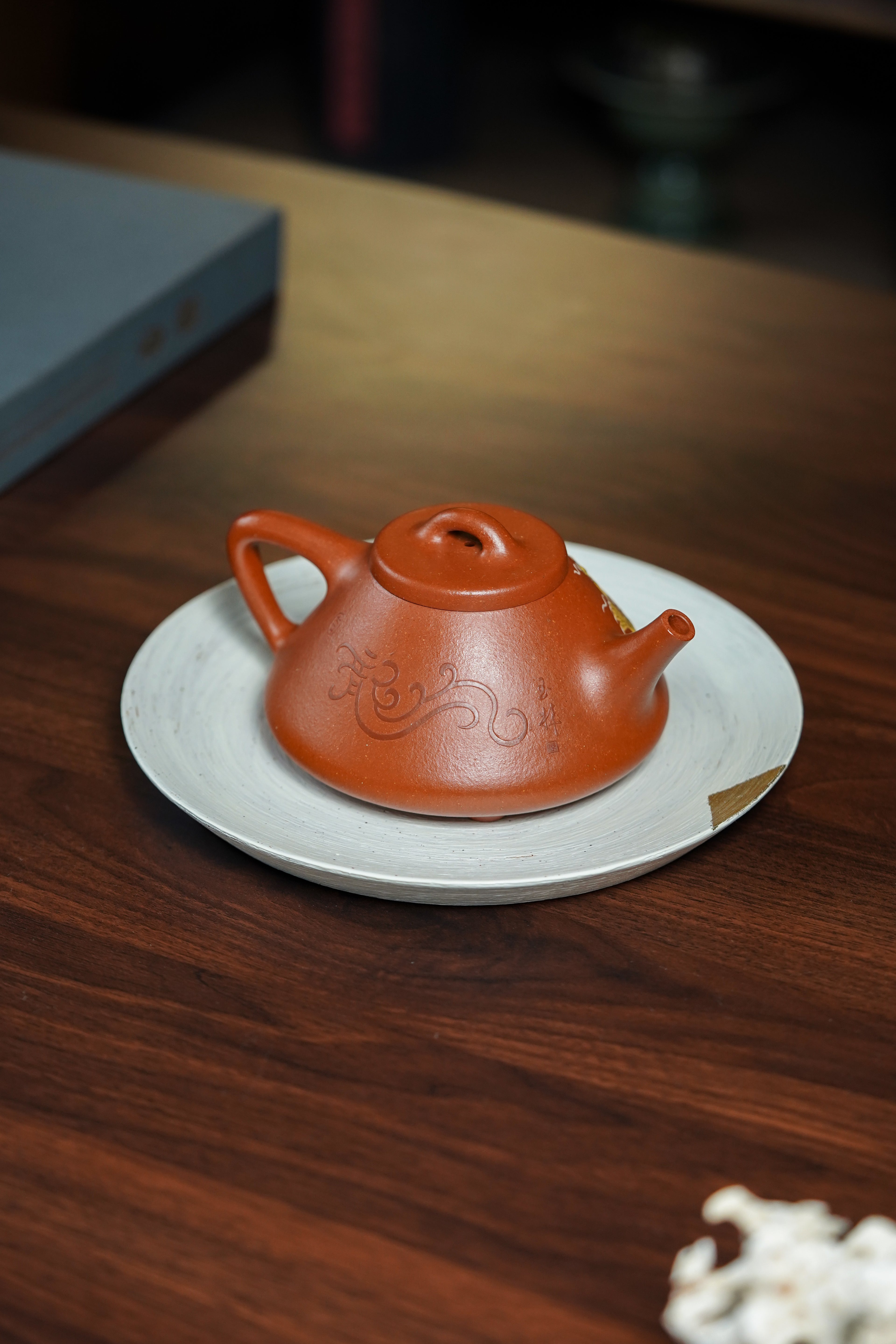 稀世罕见·紫砂臻品｜沈更轶大师巅峰《子冶石瓢》 典藏传世·高端礼赠·潜力重器👍 ——原矿优质降坡泥·260cc ——正高级工艺美术师·沈更轶 亲制