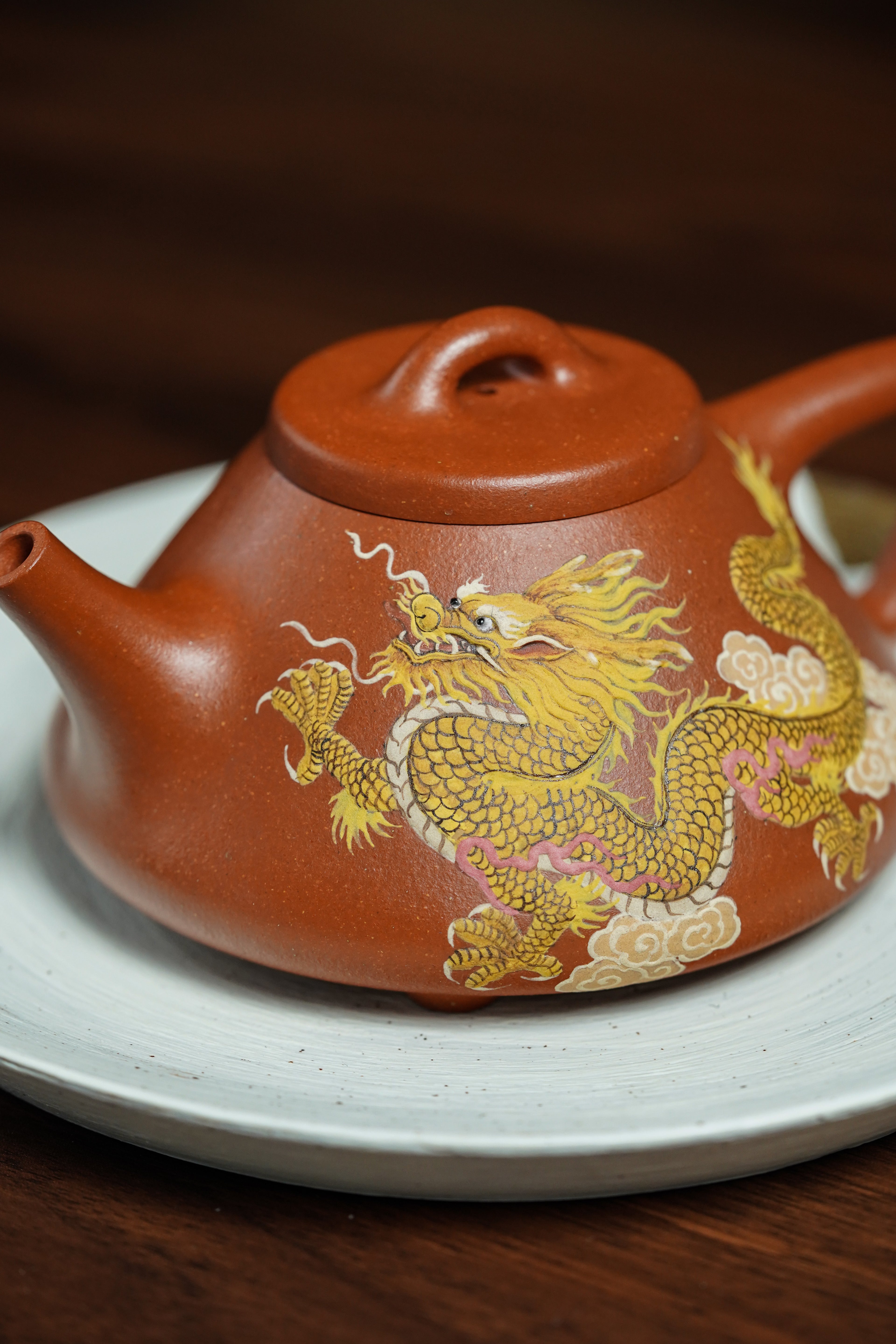 稀世罕见·紫砂臻品｜沈更轶大师巅峰《子冶石瓢》 典藏传世·高端礼赠·潜力重器👍 ——原矿优质降坡泥·260cc ——正高级工艺美术师·沈更轶 亲制