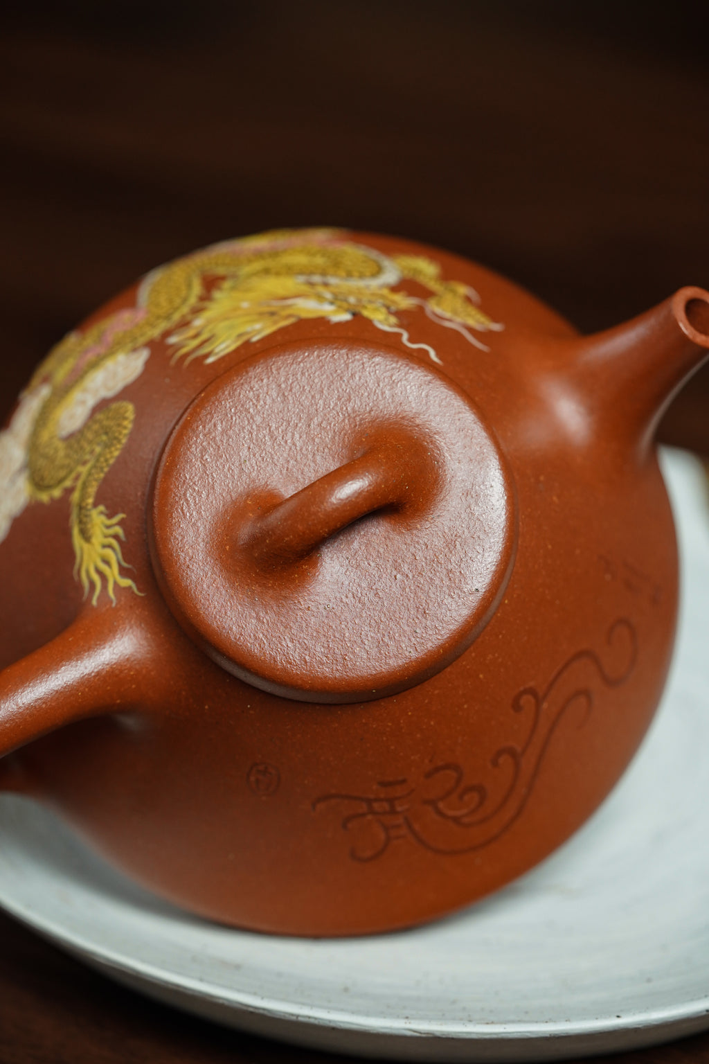 稀世罕见·紫砂臻品｜沈更轶大师巅峰《子冶石瓢》 典藏传世·高端礼赠·潜力重器👍 ——原矿优质降坡泥·260cc ——正高级工艺美术师·沈更轶 亲制