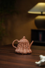 稀世罕见·紫砂臻品｜沈更轶大师巅峰《清荷栖趣壶》 典藏传世·高端礼赠·潜力重器👍 ——原矿优质老段泥·220cc ——正高级工艺美术师·沈更轶 亲制