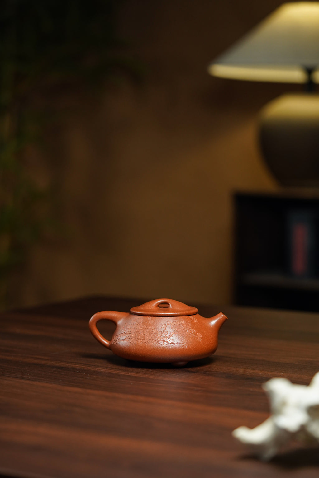 中国紫砂界当代梅王·朱炳浩(石陶）本工巅峰臻品《景舟石瓢》｜稀世臻藏·礼藏天花板重器！(可接高端定制) ——原矿优质降坡泥·210cc ——任淦庭大师高徒｜朱炳浩（石陶）之作