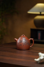 中国紫砂界当代梅王·朱炳浩(石陶）本工巅峰臻品《秦权壶》｜稀世臻藏·礼藏天花板重器！(可接高端定制) ——原矿优质底槽清·500cc ——任淦庭大师高徒｜朱炳浩（石陶）之作