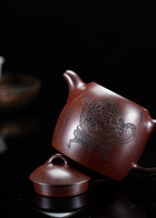 蒋蓉之女 传世花器｜蒋艺华·非遗紫砂巅峰重器《秦权壶》收藏传世·高端礼赠艺术珍品！  ——原矿优质段泥柴烧·420cc ——中国传统陶瓷艺术大师·蒋艺华 制